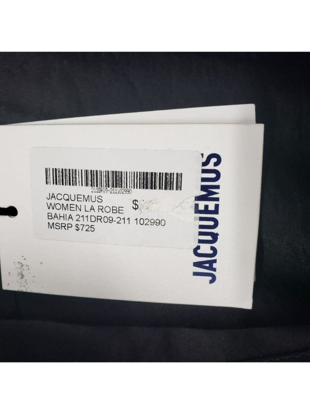 NEW Jacquemus $725 Bahia Robe Black Mini Dress Celebrity Style Shirt Dress - Picture 8 of 14